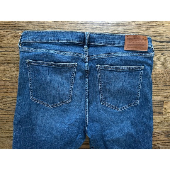 Lucky Brand Jeans Women's Size 14/32 R Ava Mid Rise Skinny Blue - Picture 4 of 4